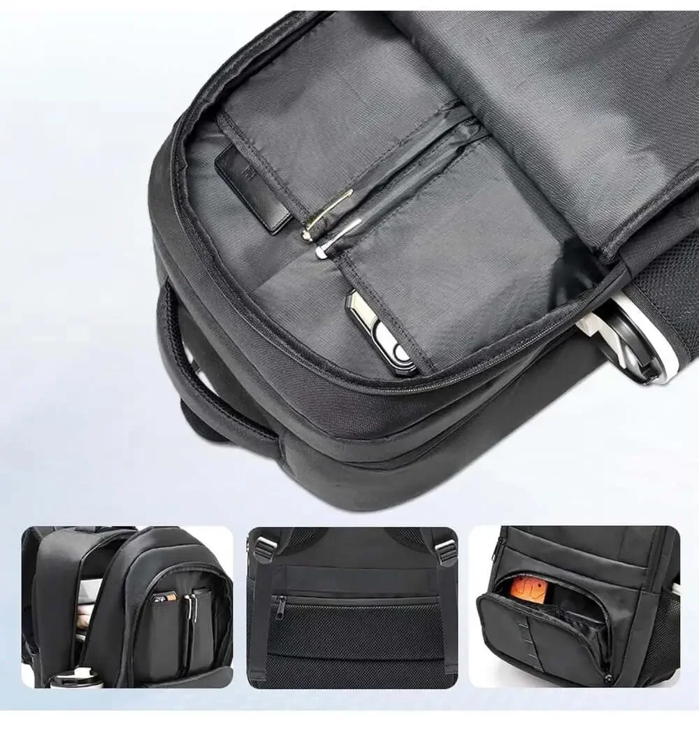 WeiTrust 17.3-Inch Laptop Backpack, Water-Resistant Multi-Layer Travel and Busin